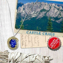 Lapis lazuli Wire wrapped pendant