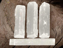 four Selenite wand