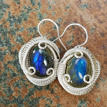 Labradorite Earrings