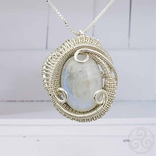 moonstone wire pendant