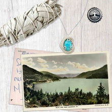 Turquoise Wire Wrapped Pendant