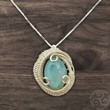 Aquamarine Crystal Necklace