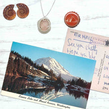 Morganite wire wrapped pendant