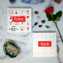 Front and back of Valentine Box