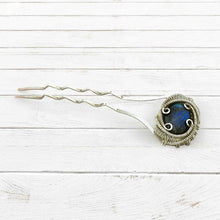 labradorite hairpin