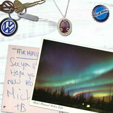 purple labradorite necklace