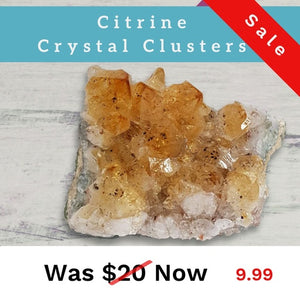 Citrine natural stone crystal