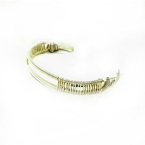 Wire Wrapped Silver Bracelet