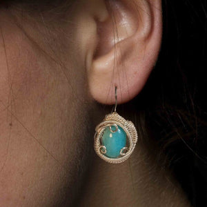 Amazonite Earring