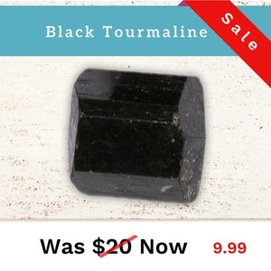 black tourmaline natural stone crsytal